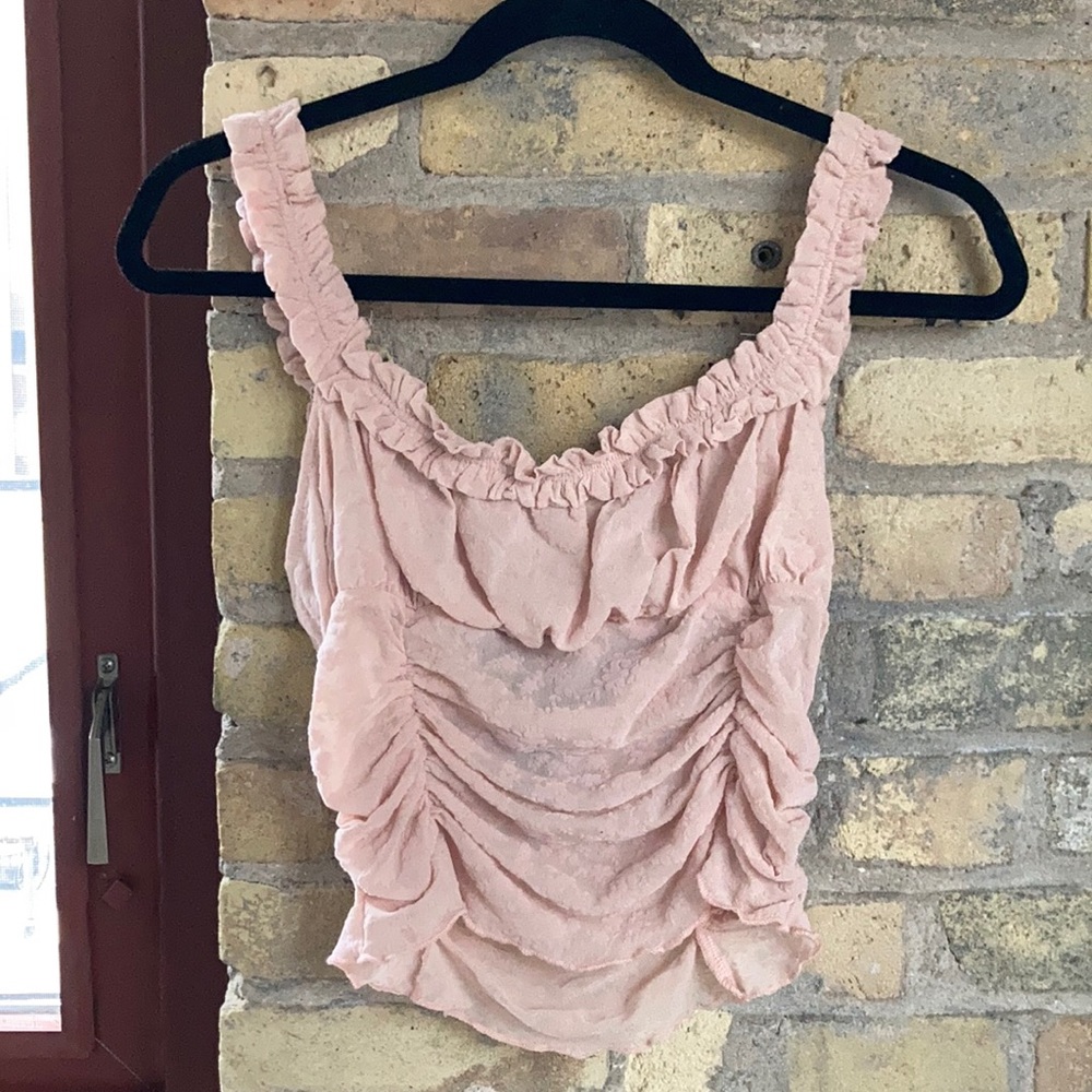 Pink Floral Top